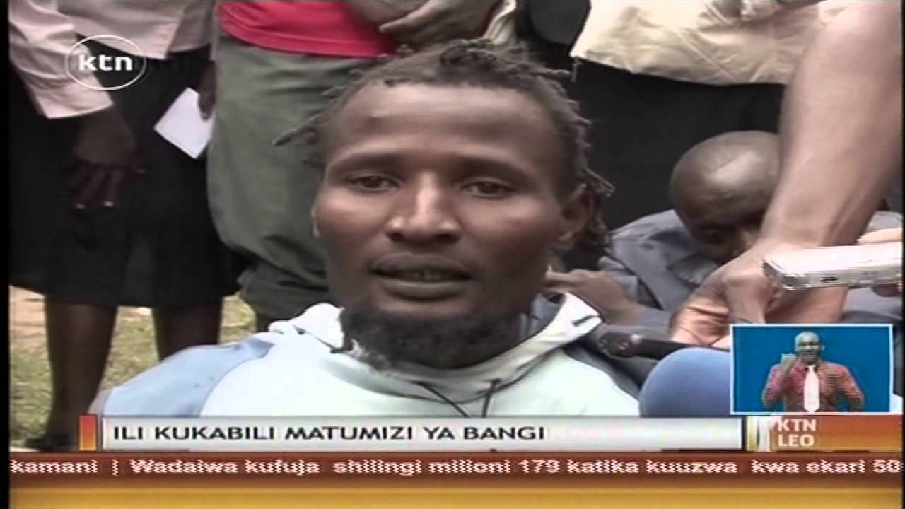 Vijana 6 wanaswa wakivuta bhangi katika shamba linalokuza mmea eneo la Khanduyi kaunti ya Bungoma