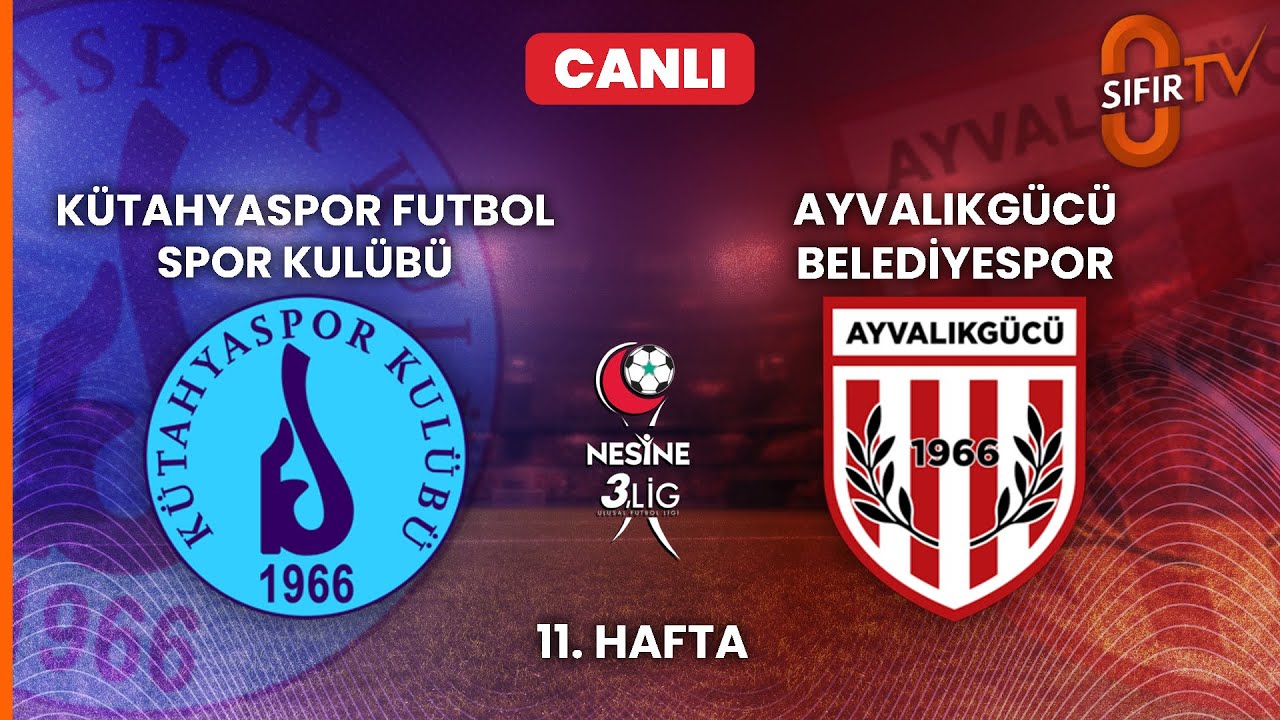 KÜTAHYASPOR FUTBOL SPOR KULÜBÜ - AYVALIKGÜCÜ BELEDİYESPOR
