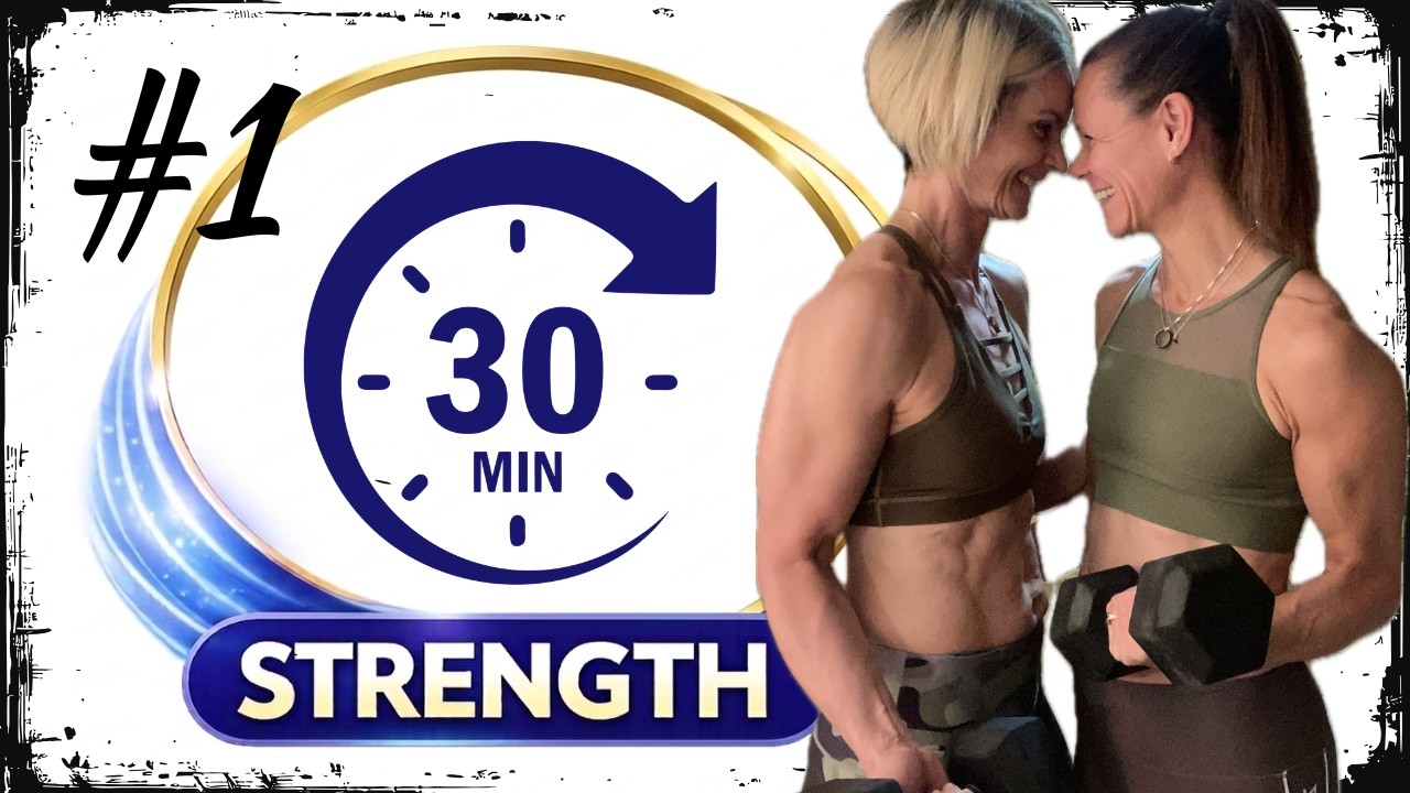 30 Minute Total Body Strength Workout - Full Body Dumbbell Class
