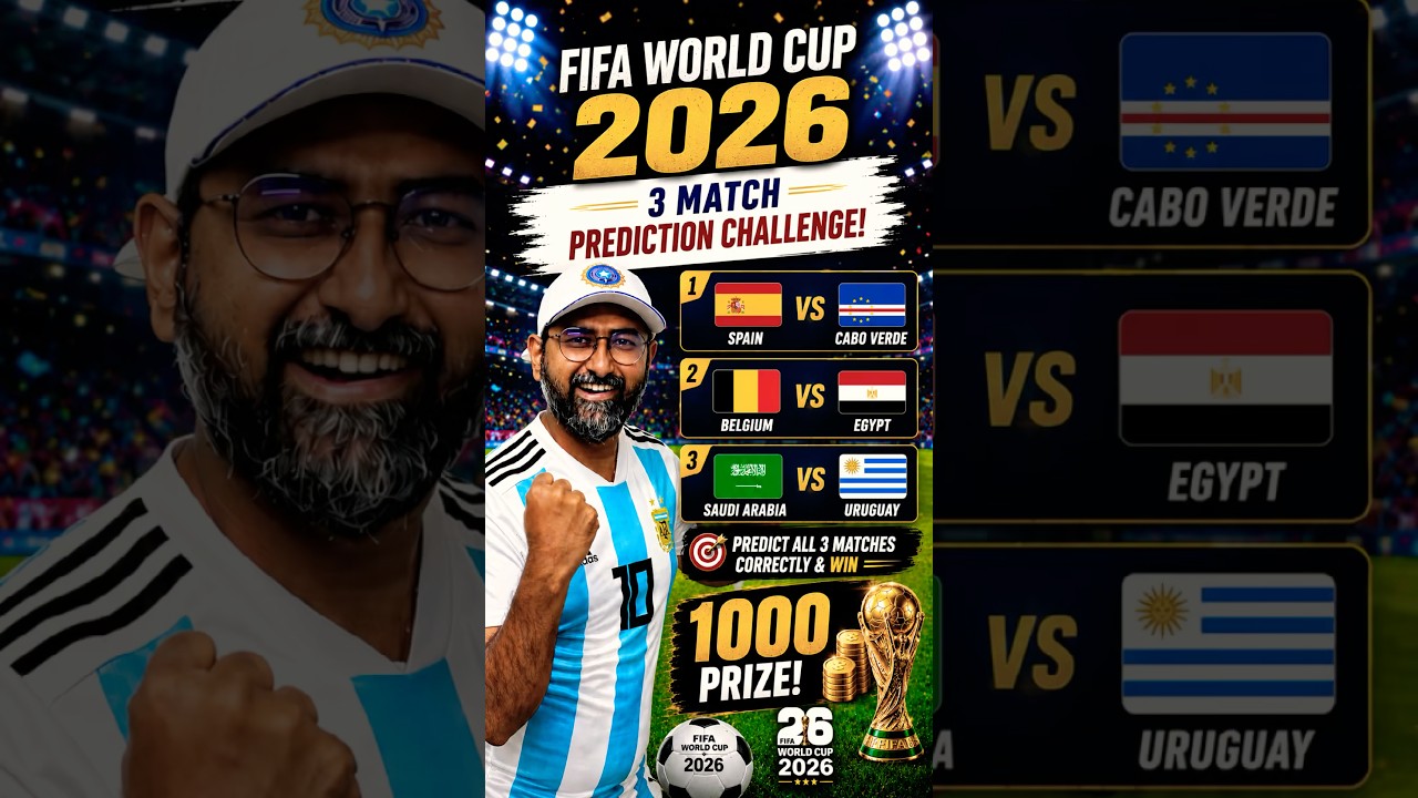 🚨Contest 5: Predict Match scores and win prize money 💰 #fifaworldcup #football #scoreprediction