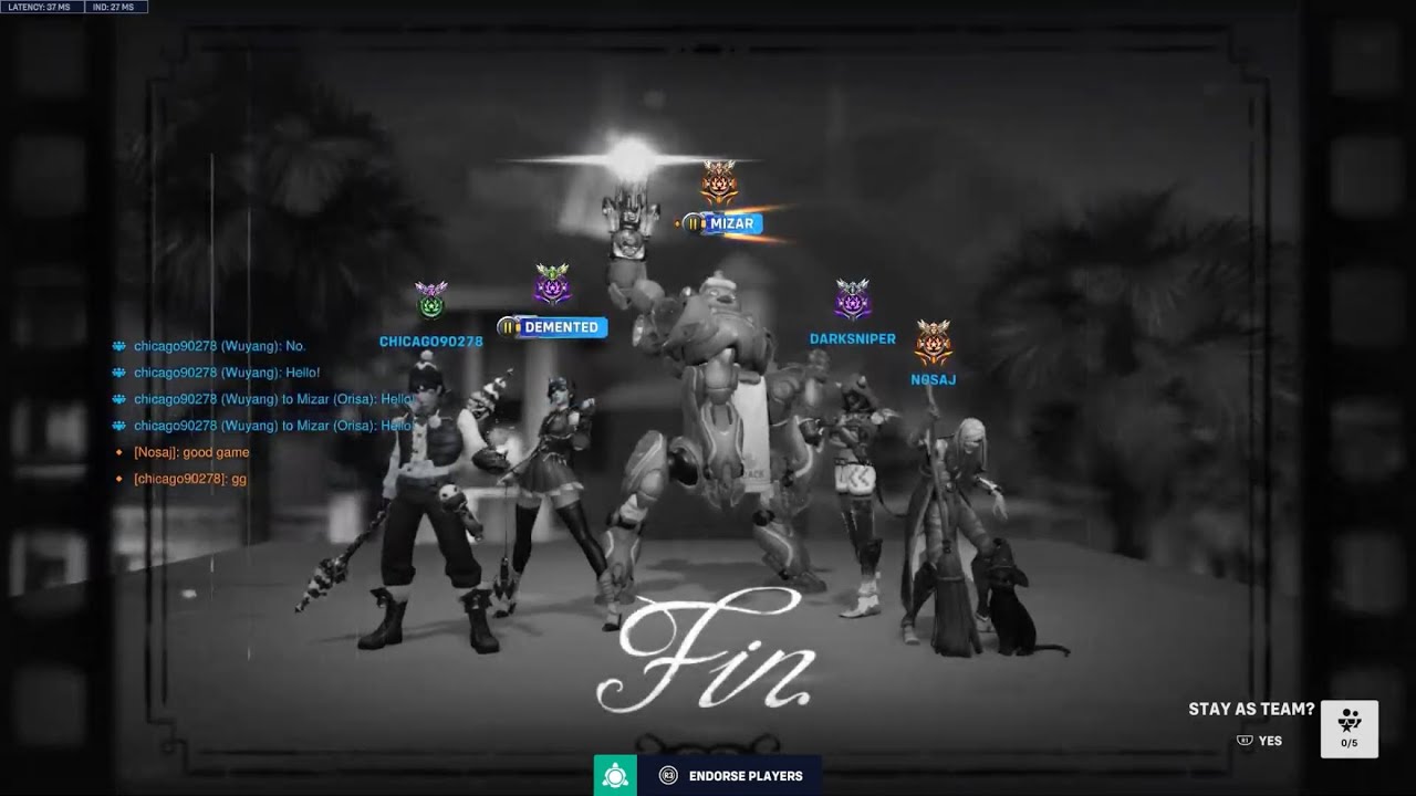 not tolerating any scrubs in overwatch