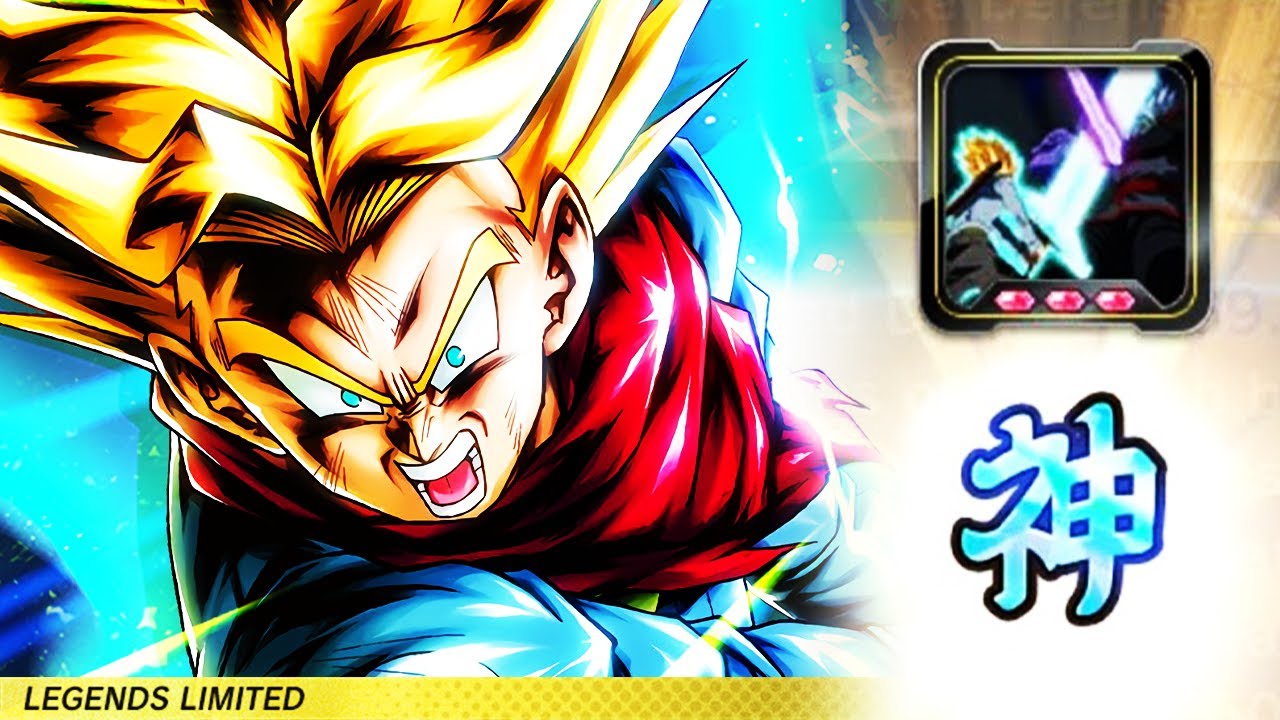 THE MOST INSANE BUFF EVER?! LF SOH TRUNKS PLAT SHOWCASE! - Dragon Ball Legends