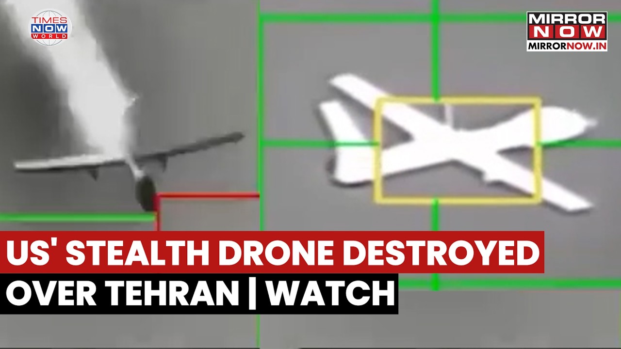 Iran Targets US & Israeli Stealth Drones, Video Captures UAVs Exploding Over Tehran's Air Space