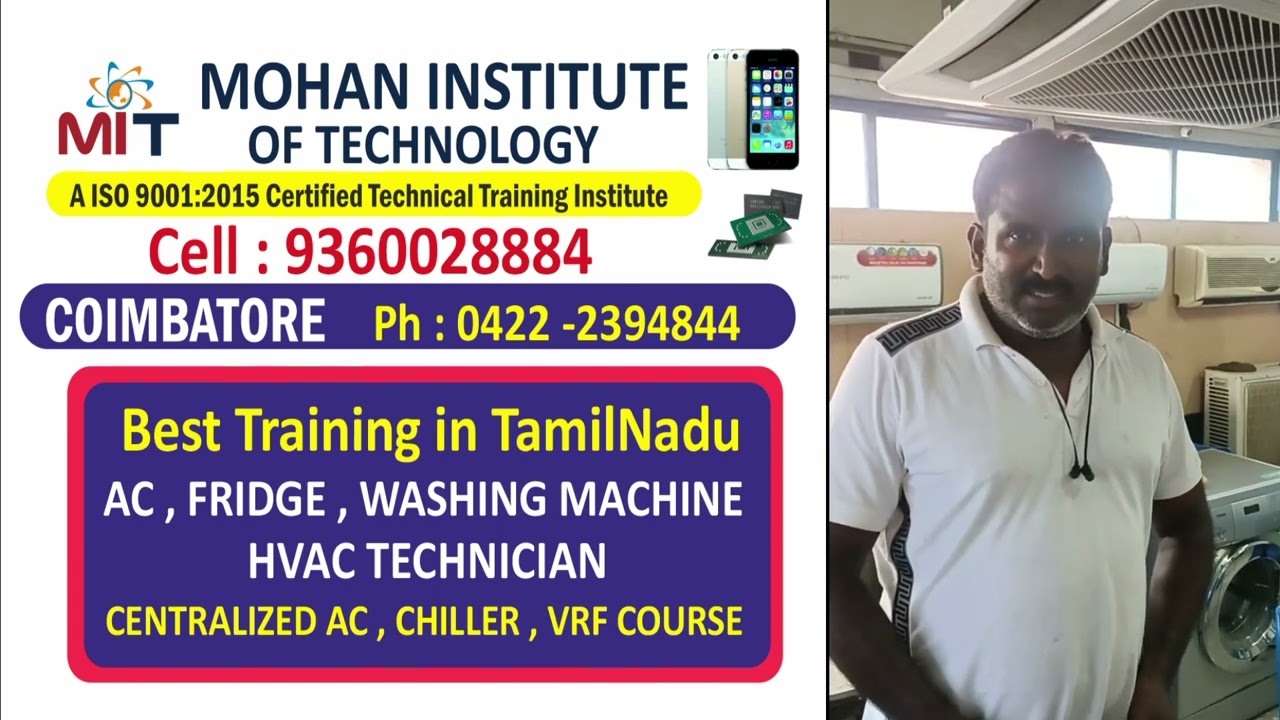HVAC Technician Training . AC Servicing , Chiller , VRF , Solar AC Repairing course