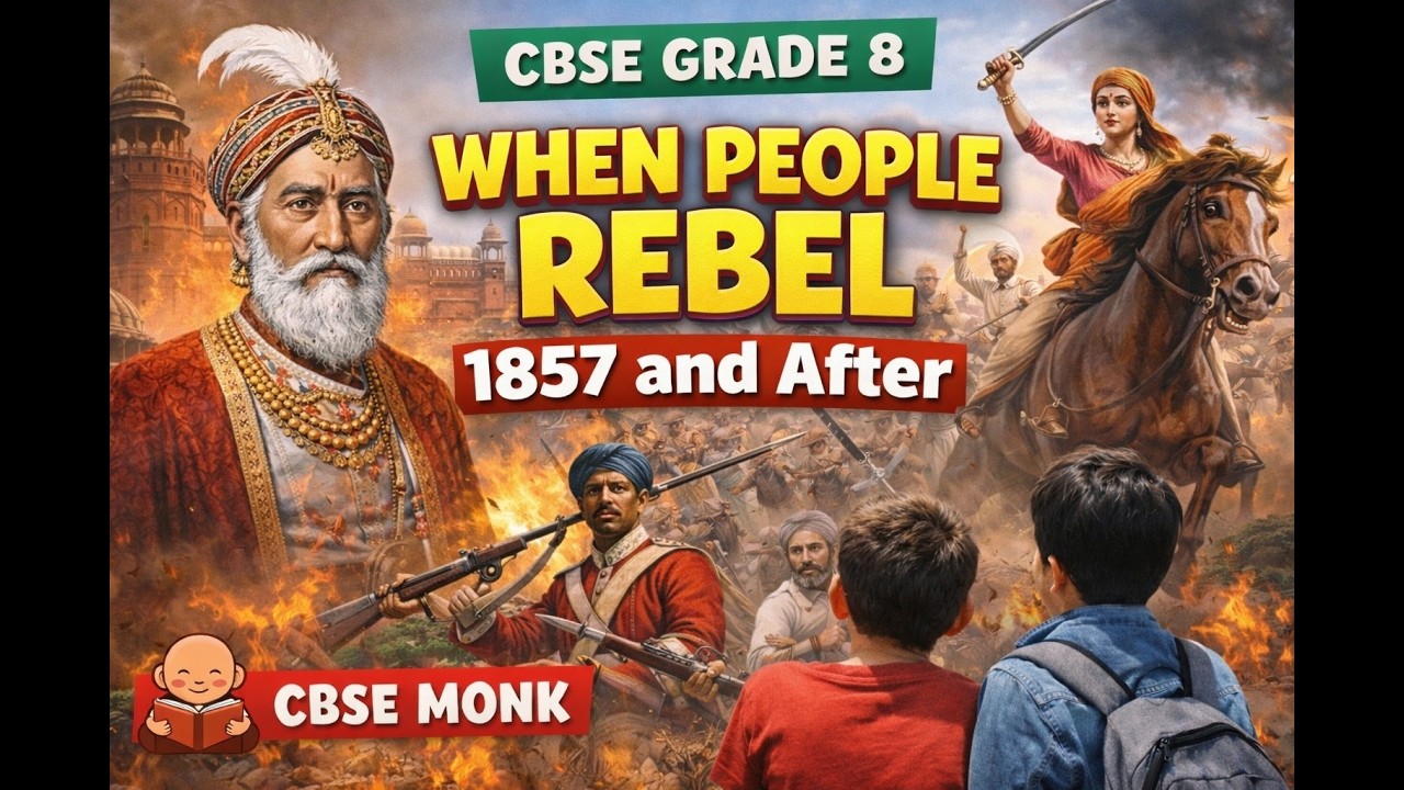 WHEN PEOPLE REBEL – 1857 AND AFTER MCQ TEST- GRADE 8- IMPORTANT QUESTIONS