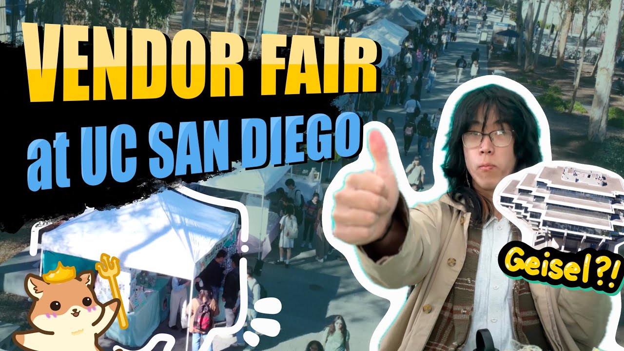 I Spent A Week at UC SAN DIEGO For A Vendor Fair! | Artist Alley Vlog on College Campus!!!