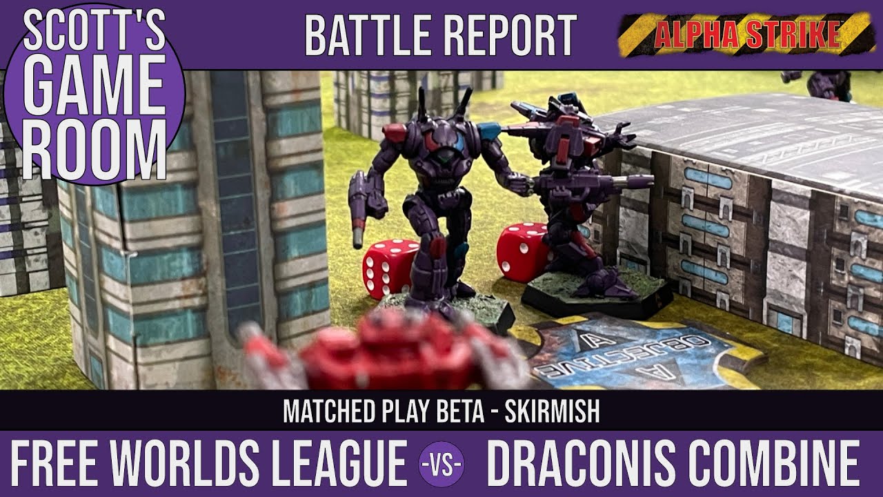 Alpha Strike Matched Play Beta: Free Worlds League vs Draconis Combine