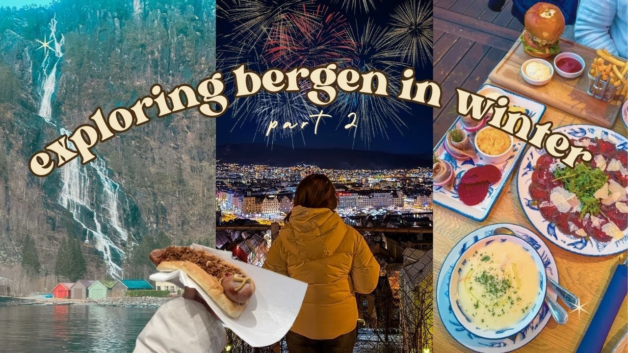 i tried a reindeer and whale meat ( ˶&deg;ㅁ&deg;) !! fjords cruise, new years & exploring bergen (part 2)