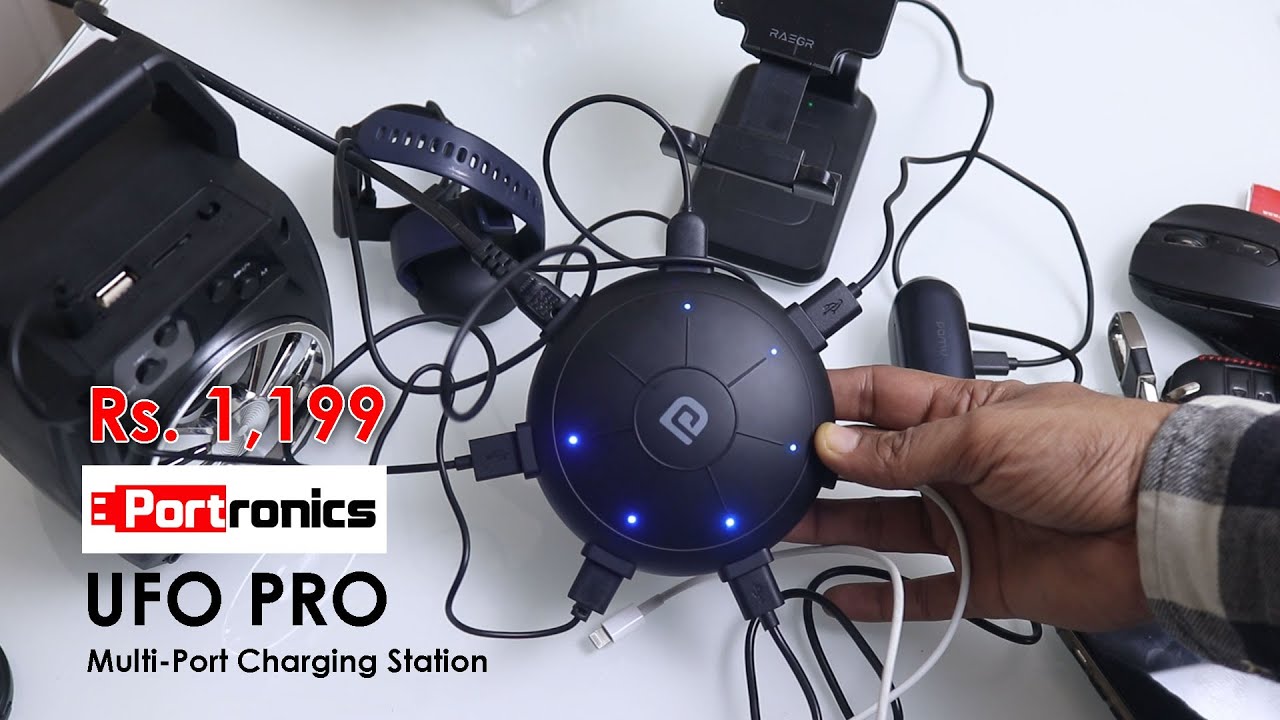 😃ooleee! 60W FAST Multi-Port Charging Station For Rs.1199 | Portronics UFO Pro Full Review in Hindi