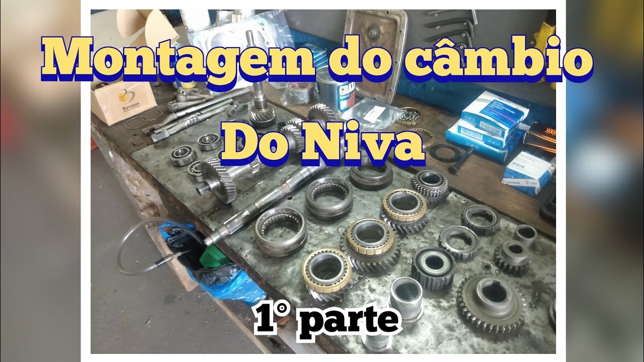 início da montagem do câmbio do Niva.