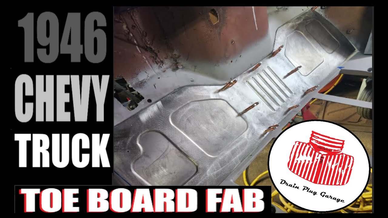 1946 Bead Rolled Floor (part 1) Toe Board Fabrication.  1946 Chevy Truck RestoMod. Super Bead Roller