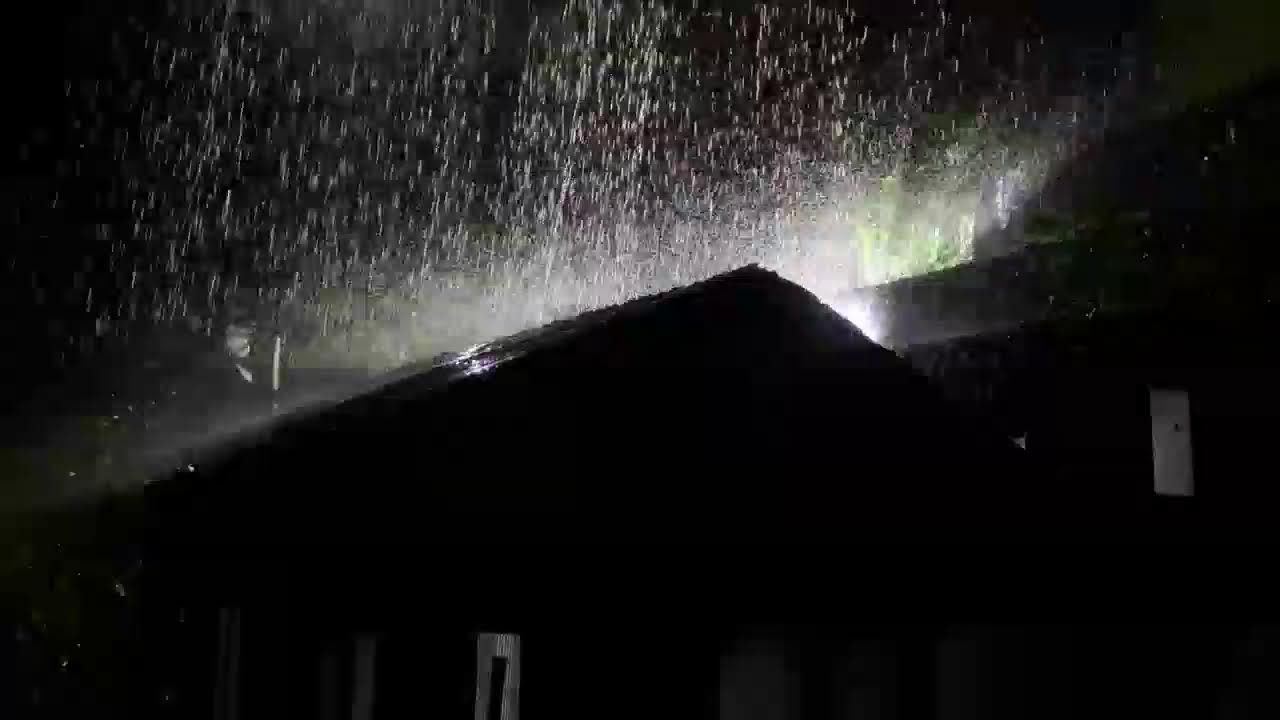 Night Rain on Tin Roof 🌙 Sleep Calm and Deep
