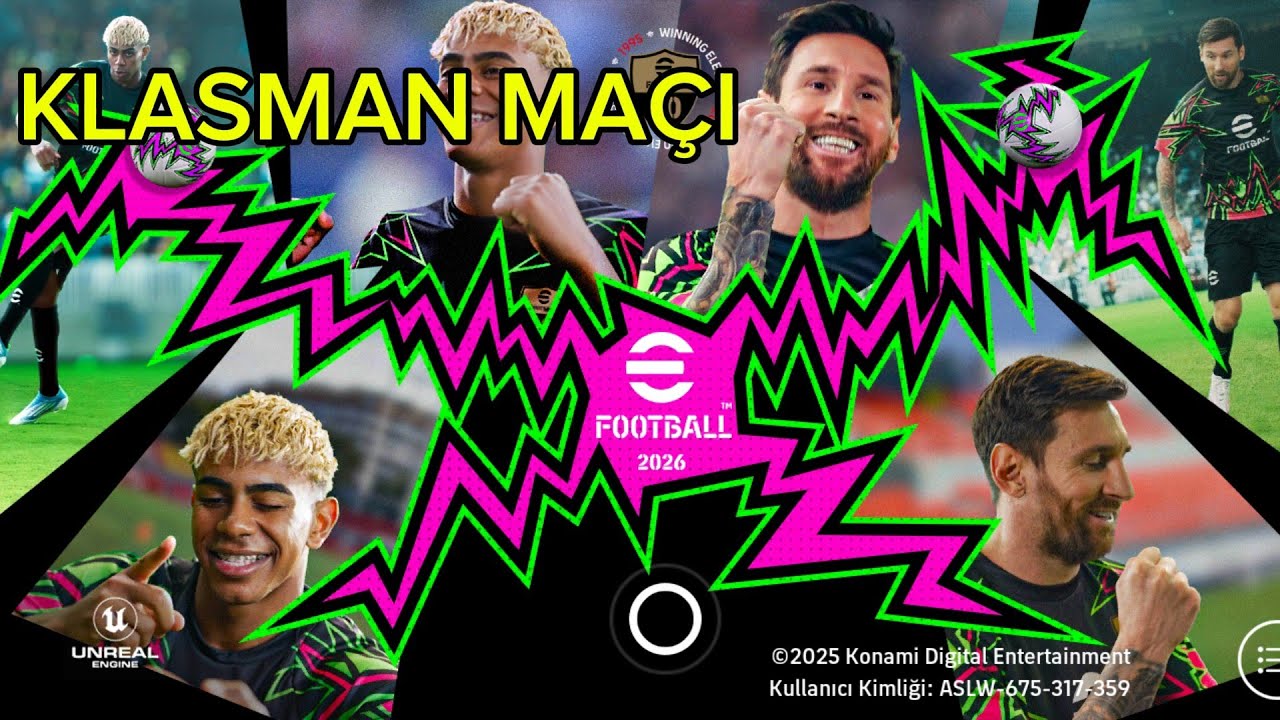 eFOOTBALL / KLASMAN MAÇI  