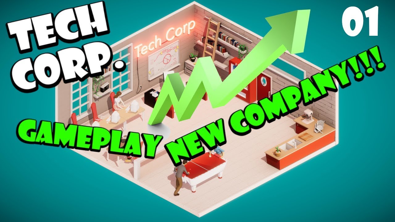 Tech Corp Gameplay | New Company and First Contracts | Episode 01