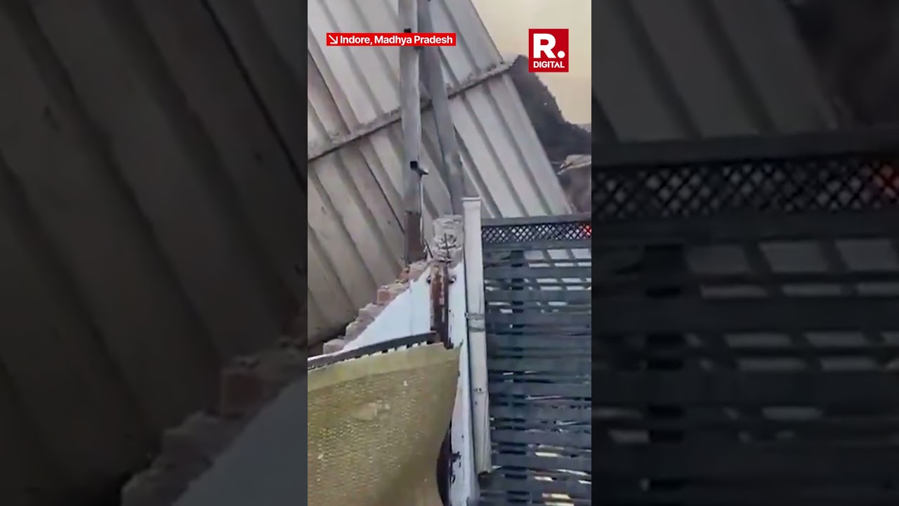 Massive Fire Erupts at Indore Chocolate Factory, Building Collapses