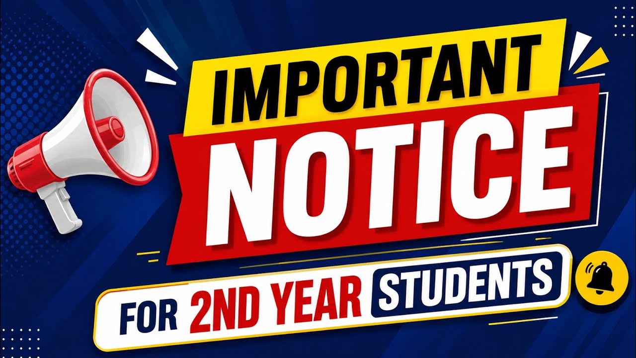 IMPORTANT NOTICE FOR BPUT 2ND YEAR STUDENTS.