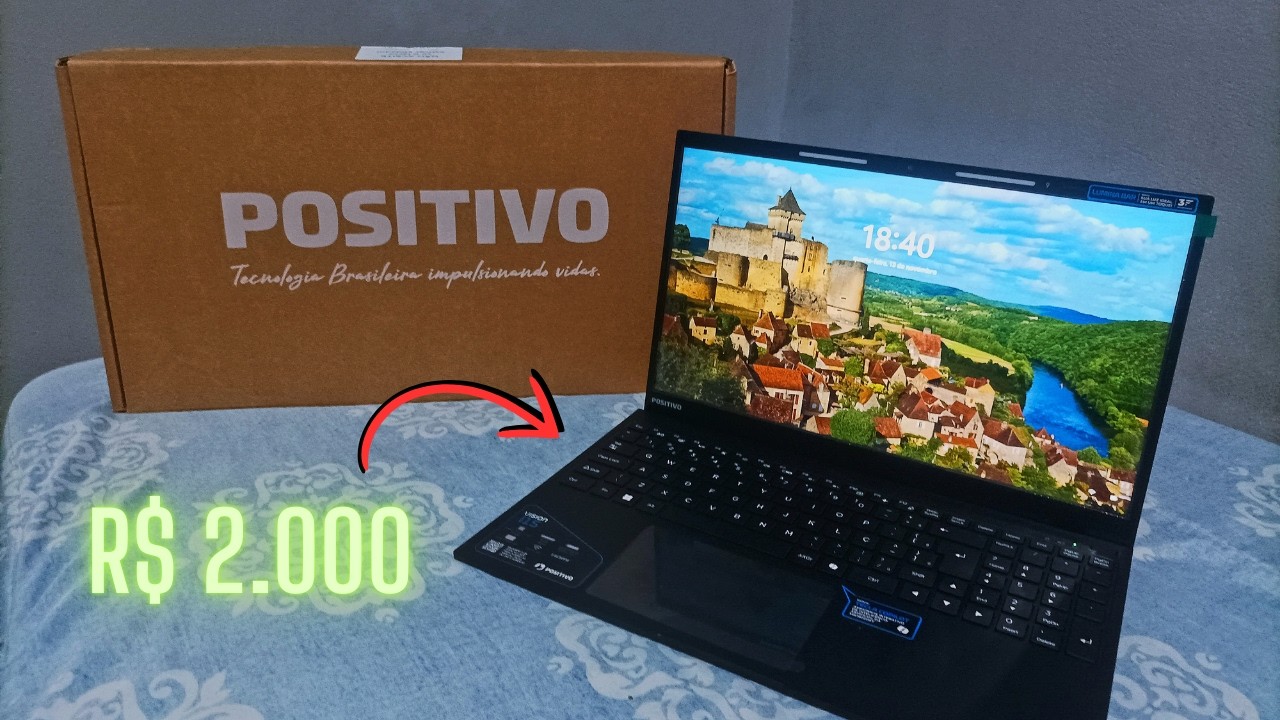 comprei um POSITIVO vision i15 ! (me surpreendeu)