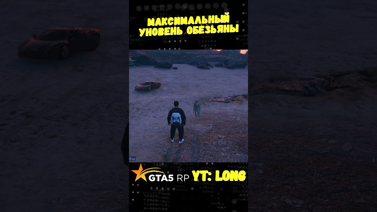 ВЫКАЧАЛ МАКСИМАЛЬНЫЙ УРОВЕНЬ ОБЕЗЬЯНЫ GTA (5 RP ГТА 5 РП) #shorts