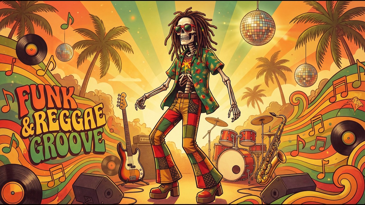 Reggae Funk Bass Groove – 26 Minutes of Rhythm & Skank | Zion Skank Groove