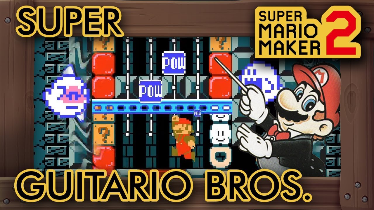 Super Mario Maker 2 - Fun Guitar Hero Level