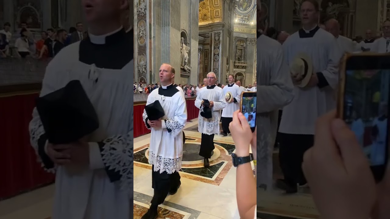 SSPX ROME PILGRIMAGE- ST. PETER’S BASILICA, 2025