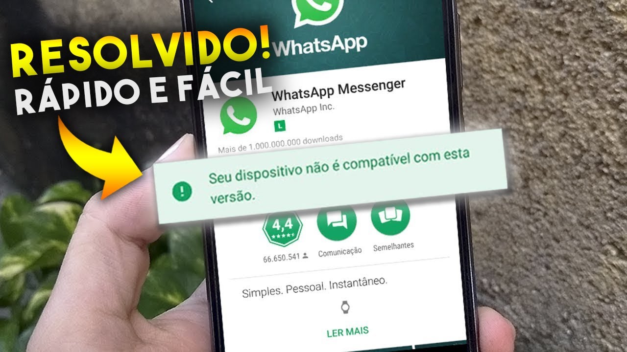 APLICATIVO NÃO COMPATÍVEL? RESOLVIDO! Método FÁCIL E RÁPIDO