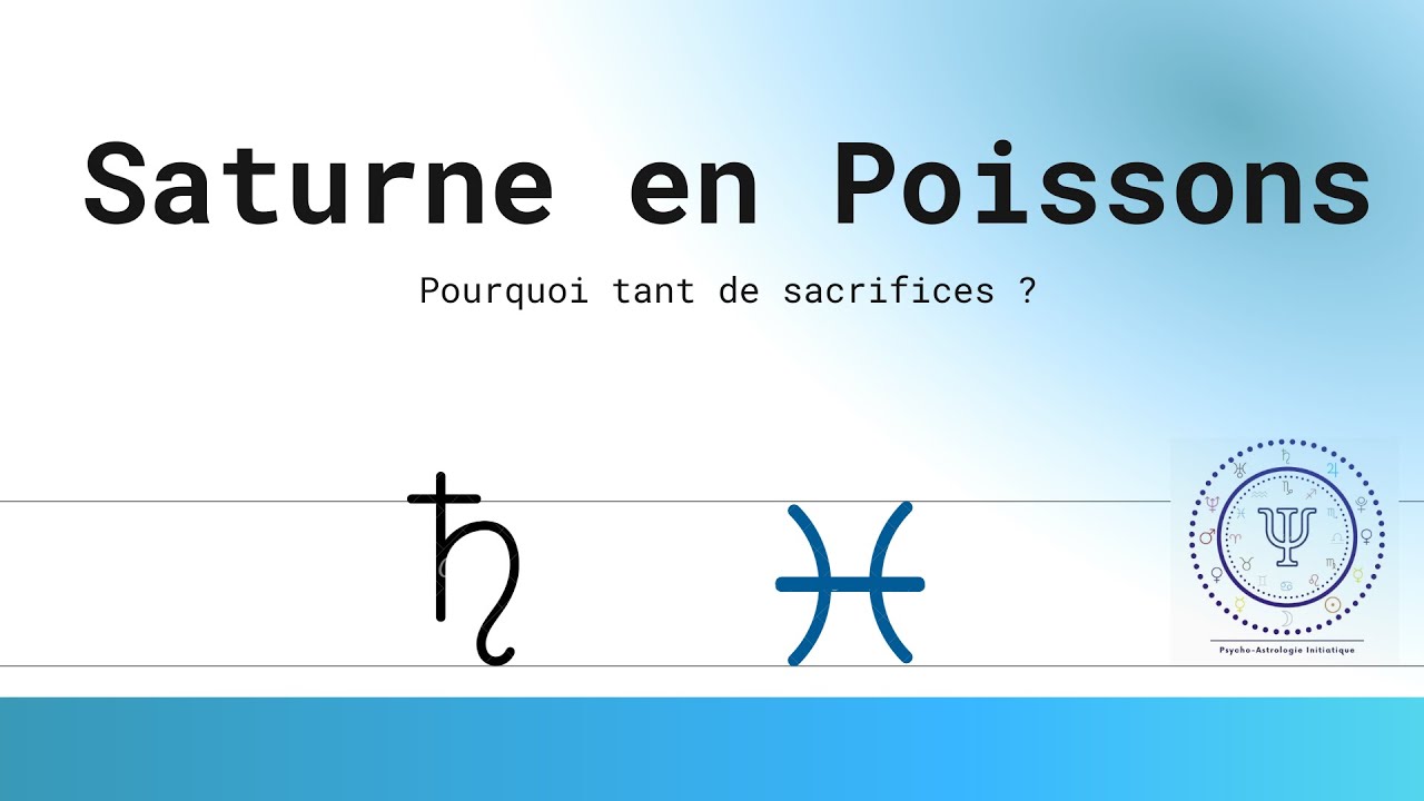 Saturne en Poissons