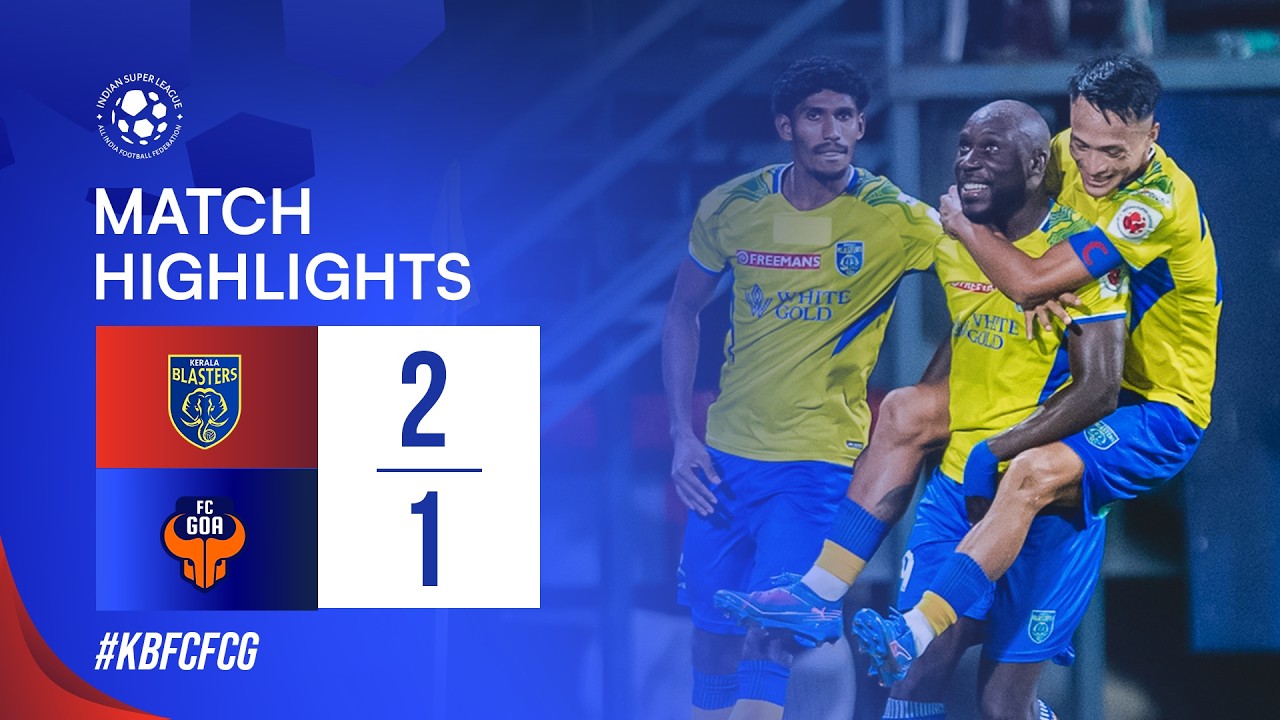 GW 13 Highlights | Kerala Blasters FC 2-1 FC Goa | ISL 12