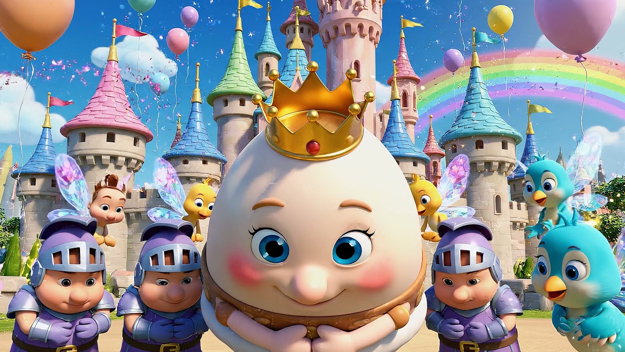 Humpty Dumpty Sky Castle Rescue | Giant Egg Adventure & Kids Hero Song
