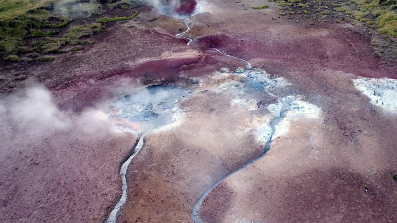 Aerial video photography of Mud Puddles