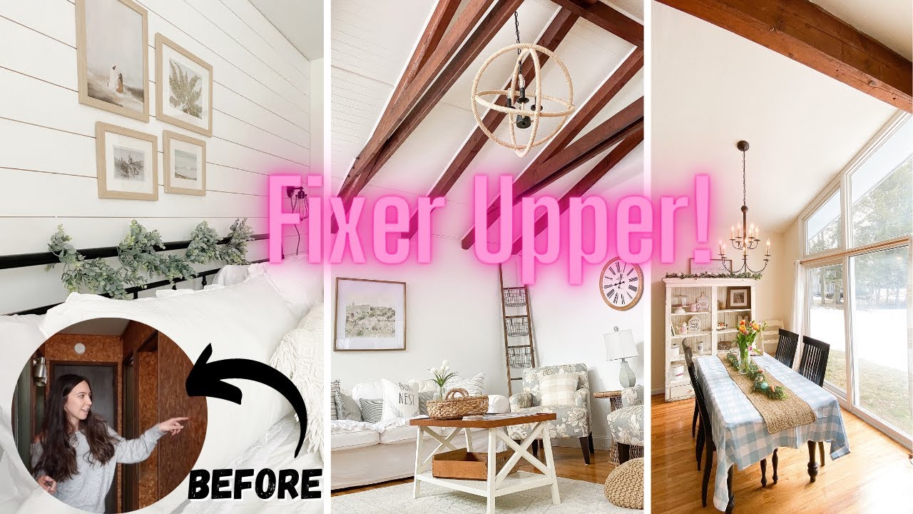 OUR 1950'S FIXER UPPER BEFORE and AFTER House Tour! HUGE Transformation | Modern, Cottage, Farmhouse