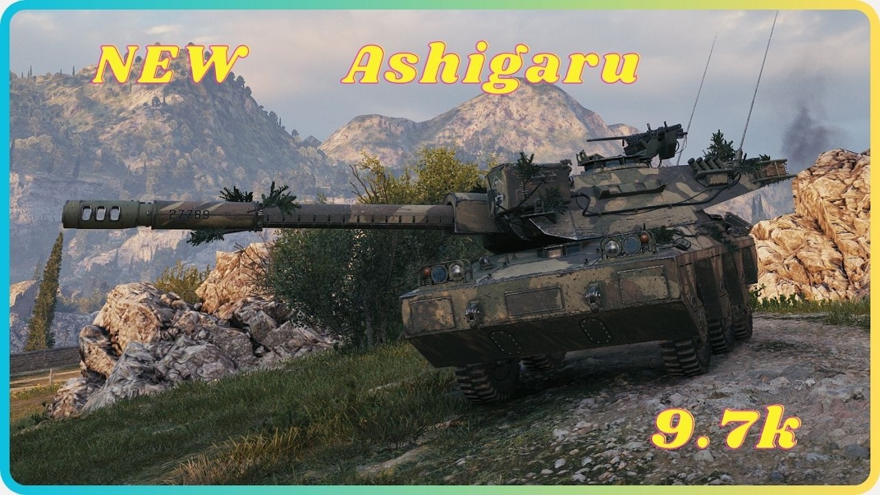 Ashigaru 97k dmg 🔥 New Japanese Wheel METAWorld of Tanks Top Replays.