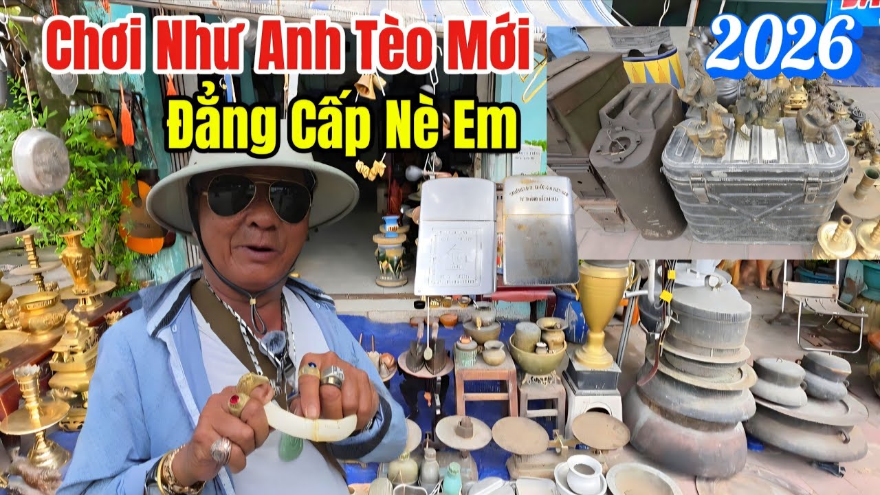Gặp Lại Sư Phụ Đồ Xưa,Chuyên Sưu Tầm Những Món Đồ Độc Lạ