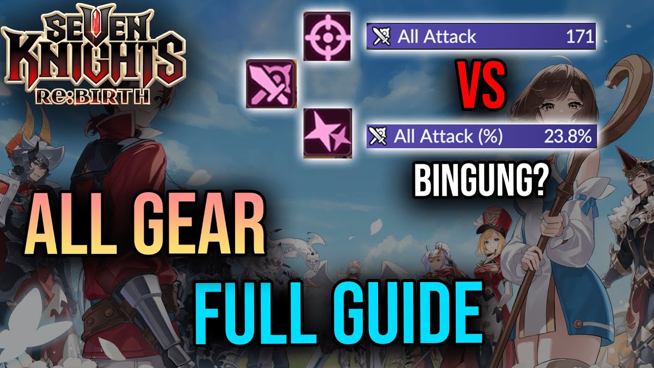 FULL GUIDE CARA PILIH GEAR BUAT TIM KALIAN ! 7 Knights Re:Birth