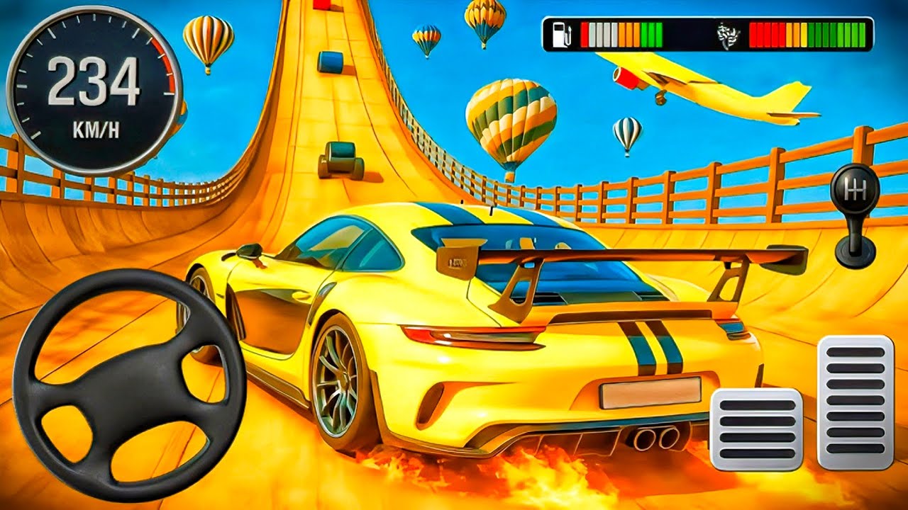 Super Crazy Mega Ramp GT Car Racing  - Extreme Car Stunts Master Driving : Android Gameplay #1 👑