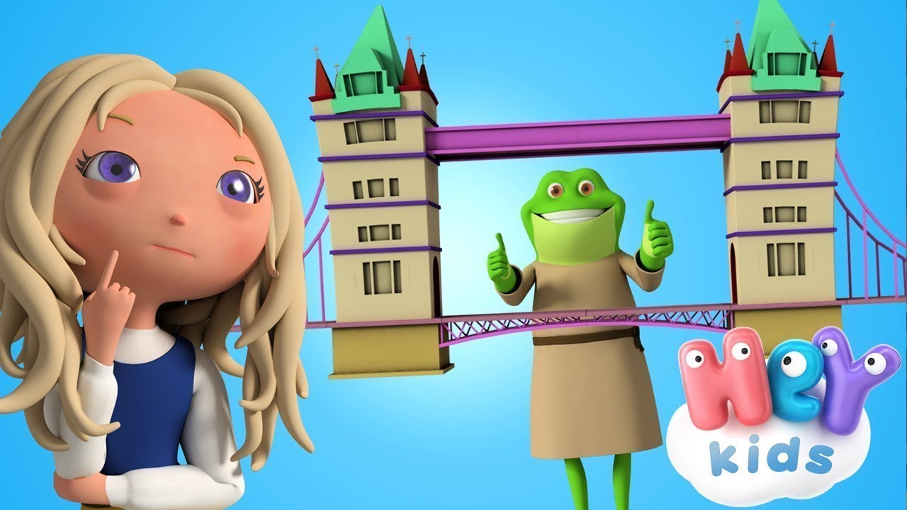London Bridge is Falling Down song + more nursery rhymes by HeyKids!