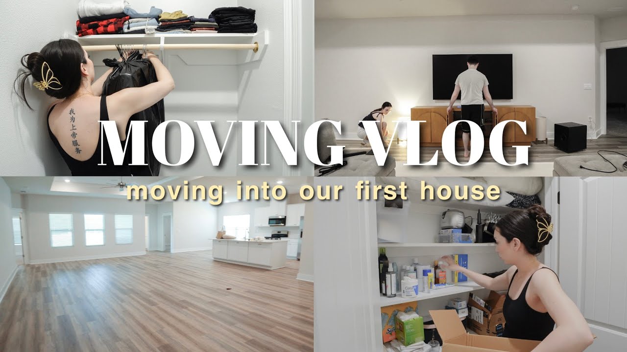 MOVING VLOG ⎮ Packing up, moving out, shopping, building furniture