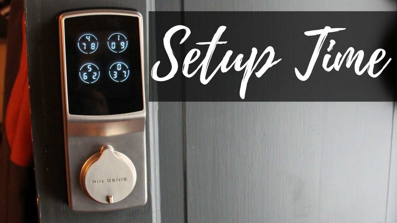How to Setup The PIN Genie Smart Lock - Bluetooth Smart Lock