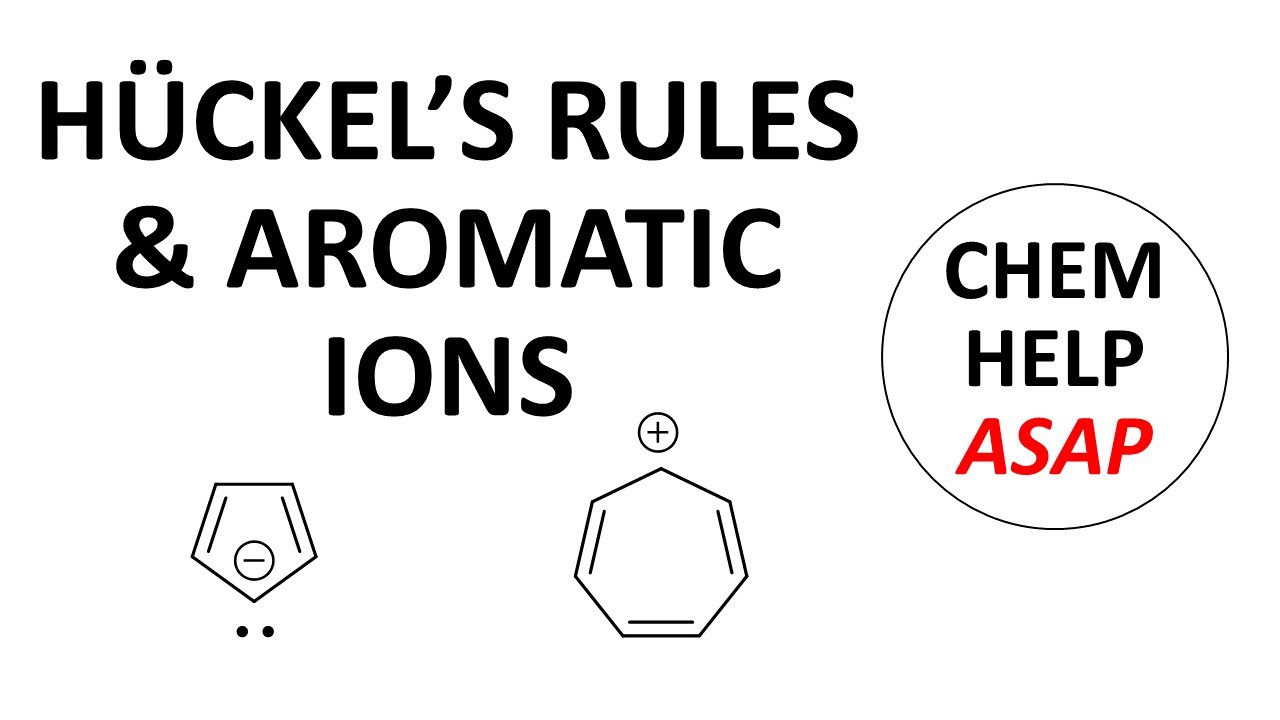 Huckel's rules and aromatic ions