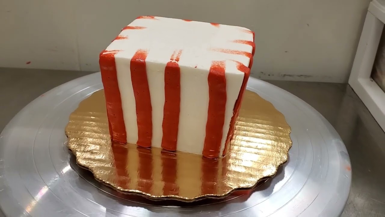 PopCorn Cake Tutorial | Realistic Food Cake *No Fondant* 😵 #buttercream #cakedecorating #trending