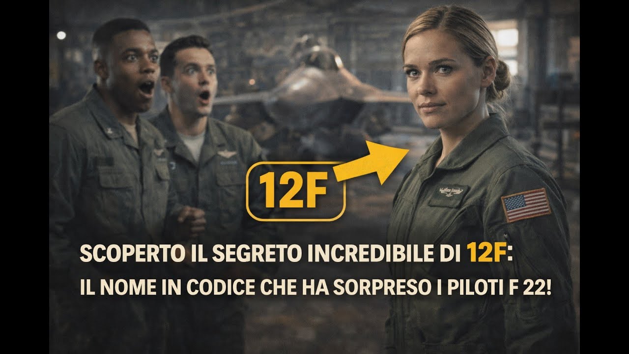 Scoperto il segreto incredibile di 12F: il nome in codice che ha sorpreso i piloti F 22!