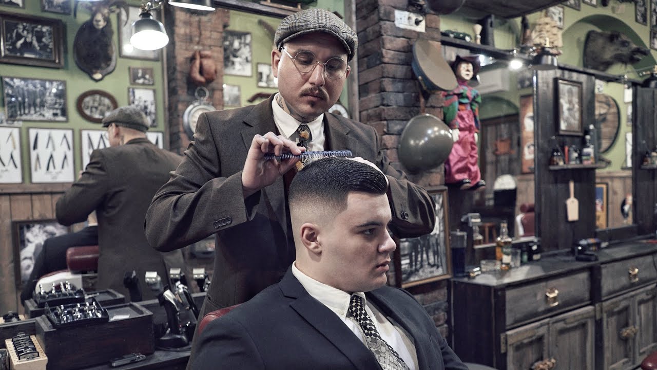💈 ASMR - Short to Long BRUSH CUT - The gentleman SKIN FADE
