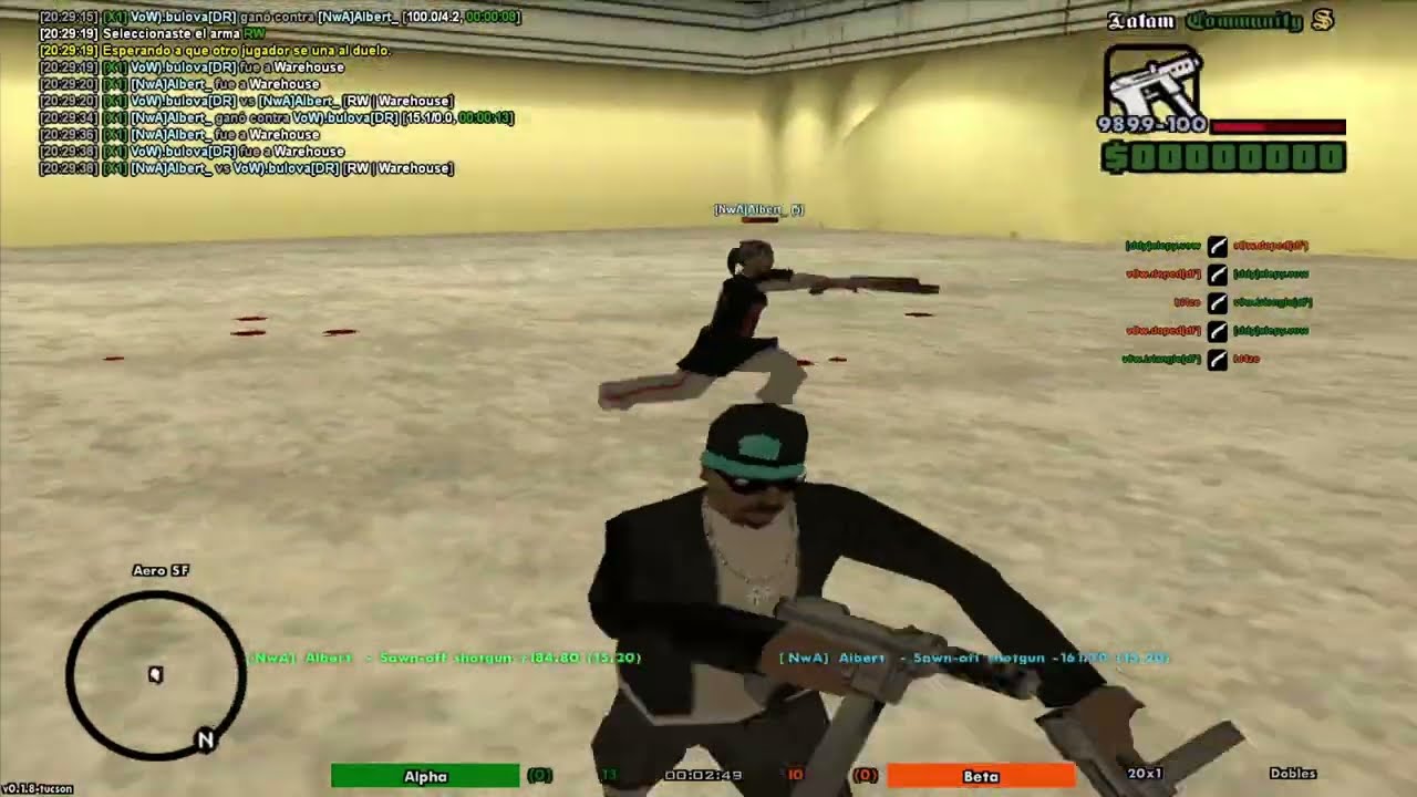 GTA:SAMP bulova - vs Albert (CW/TG SKINSHOT)