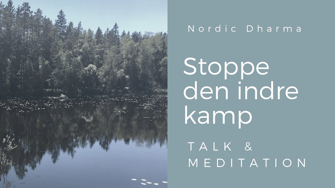 Talk & guidet meditation. Stoppe den indre kamp. 35 min