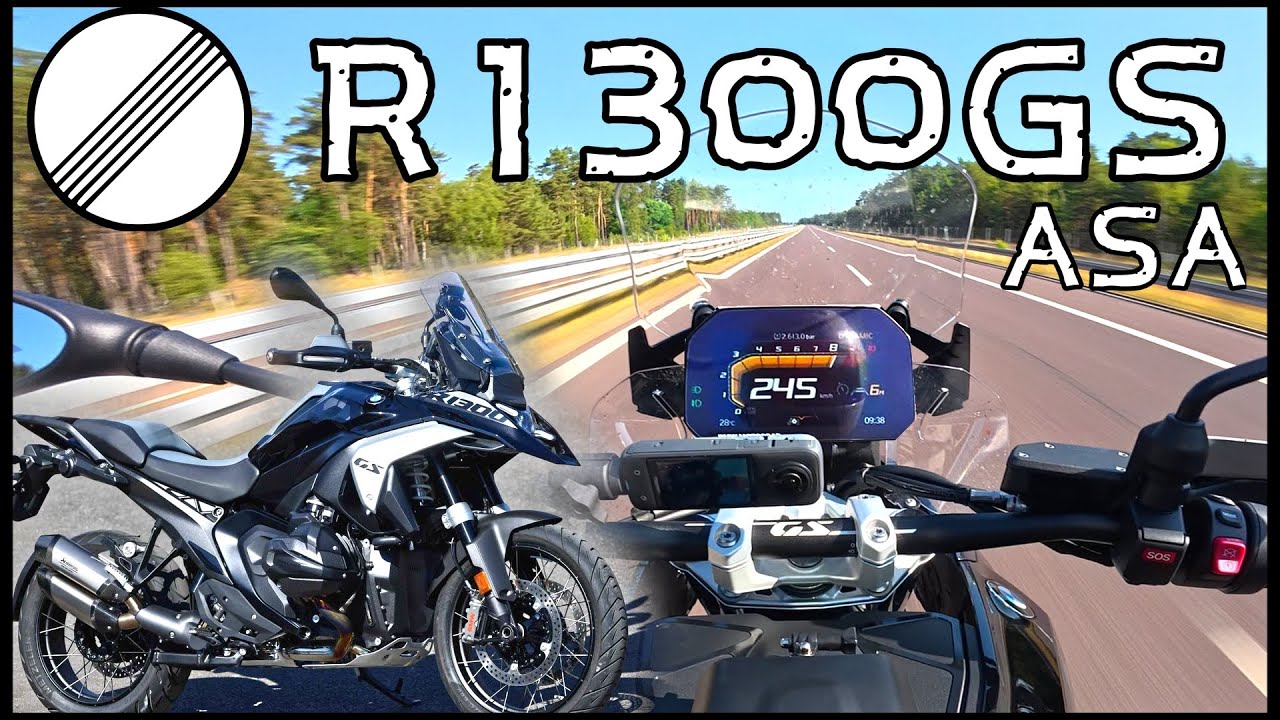 Fastest Adventure Bike? BMW R1300GS ASA | Top Speed & Acceleration on Autobahn