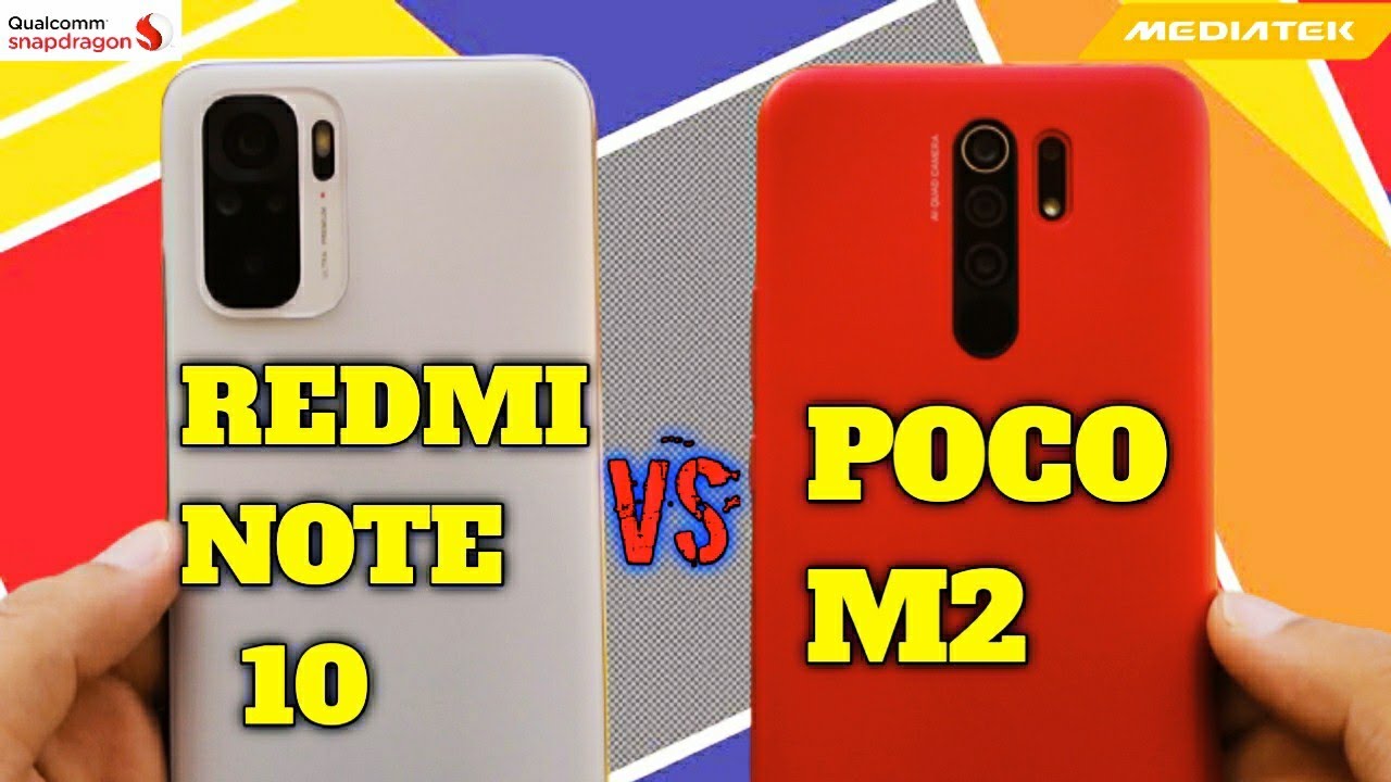 Redmi Note 10 vs Poco M2 Speed Test & Camera Comparison |