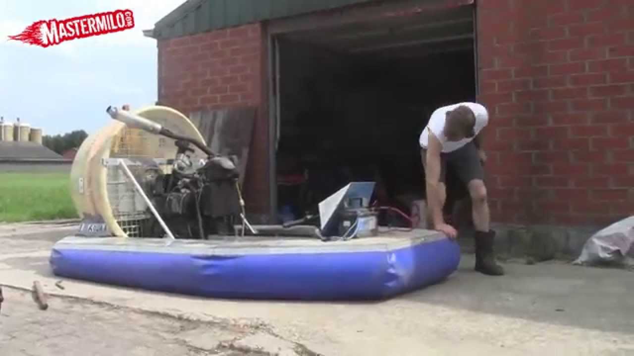 Home made Hovercraft 1st test