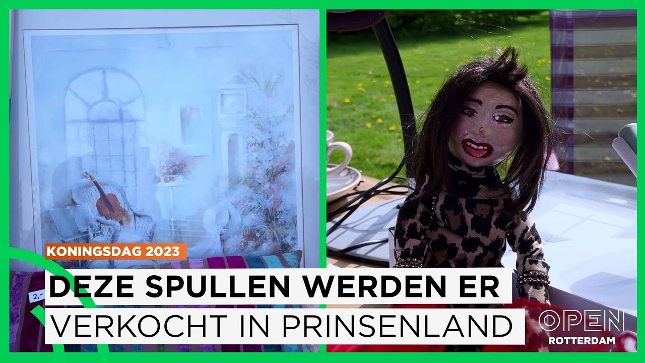 Geen prinsen, maar bijzondere items op vrijmarkt Prinsenpark | KONINGSDAG 2023