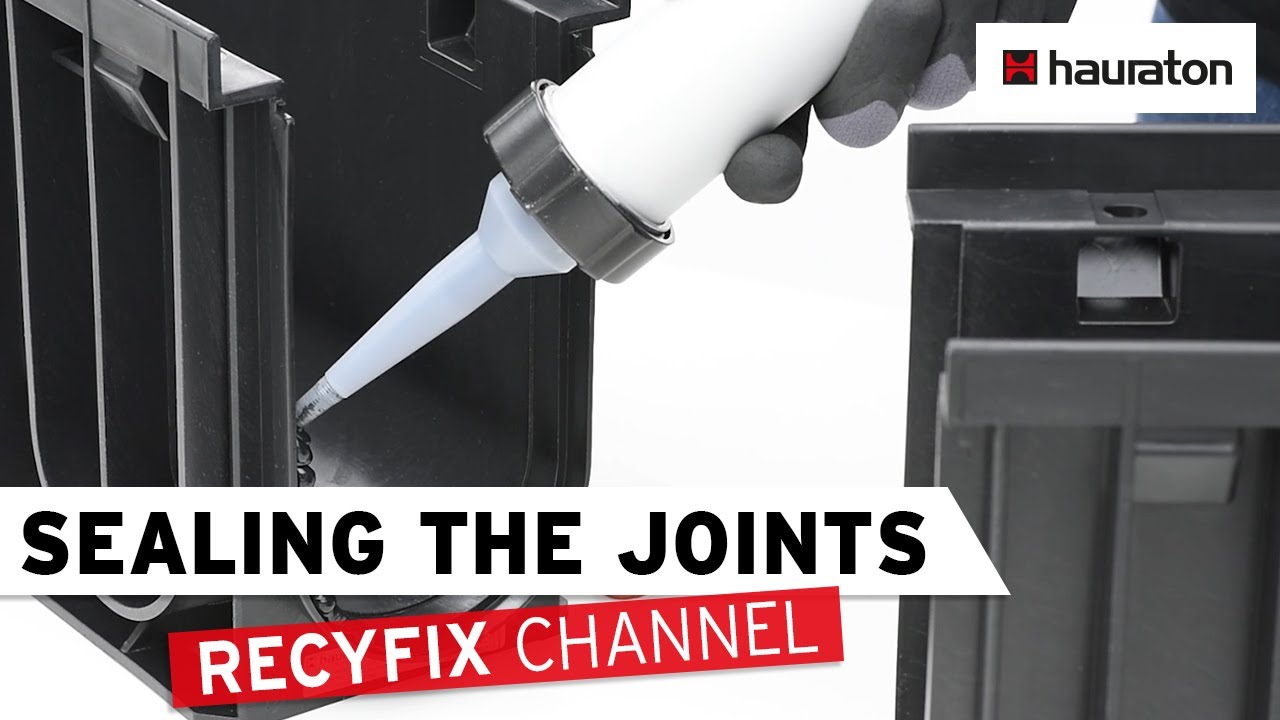 Sealing the Joints | RECYFIX Drainage Channel | Processing Tutorial