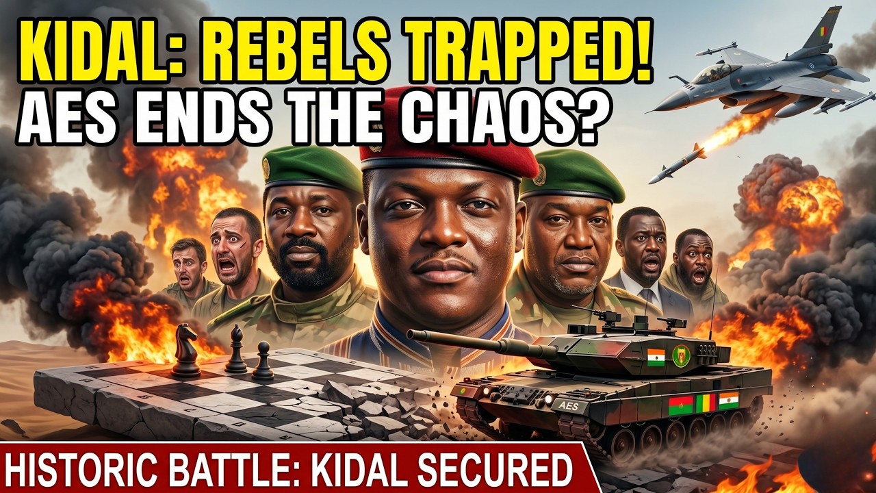 REBELS TRAPPED: AES CRUSHES NATO PROXIES In KIDAL Ending THE CHAOS?